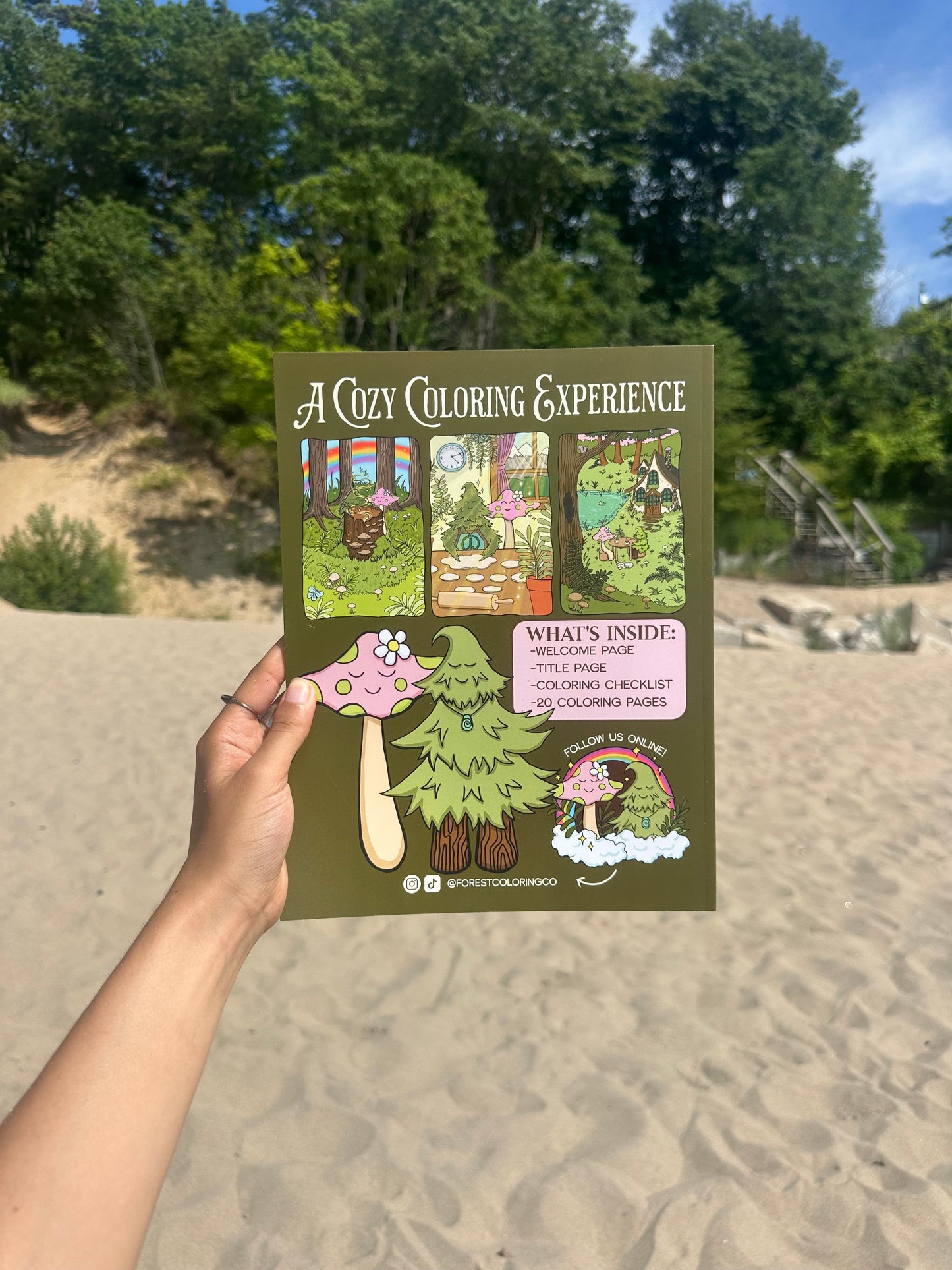 Fungi & Fir Coloring Book