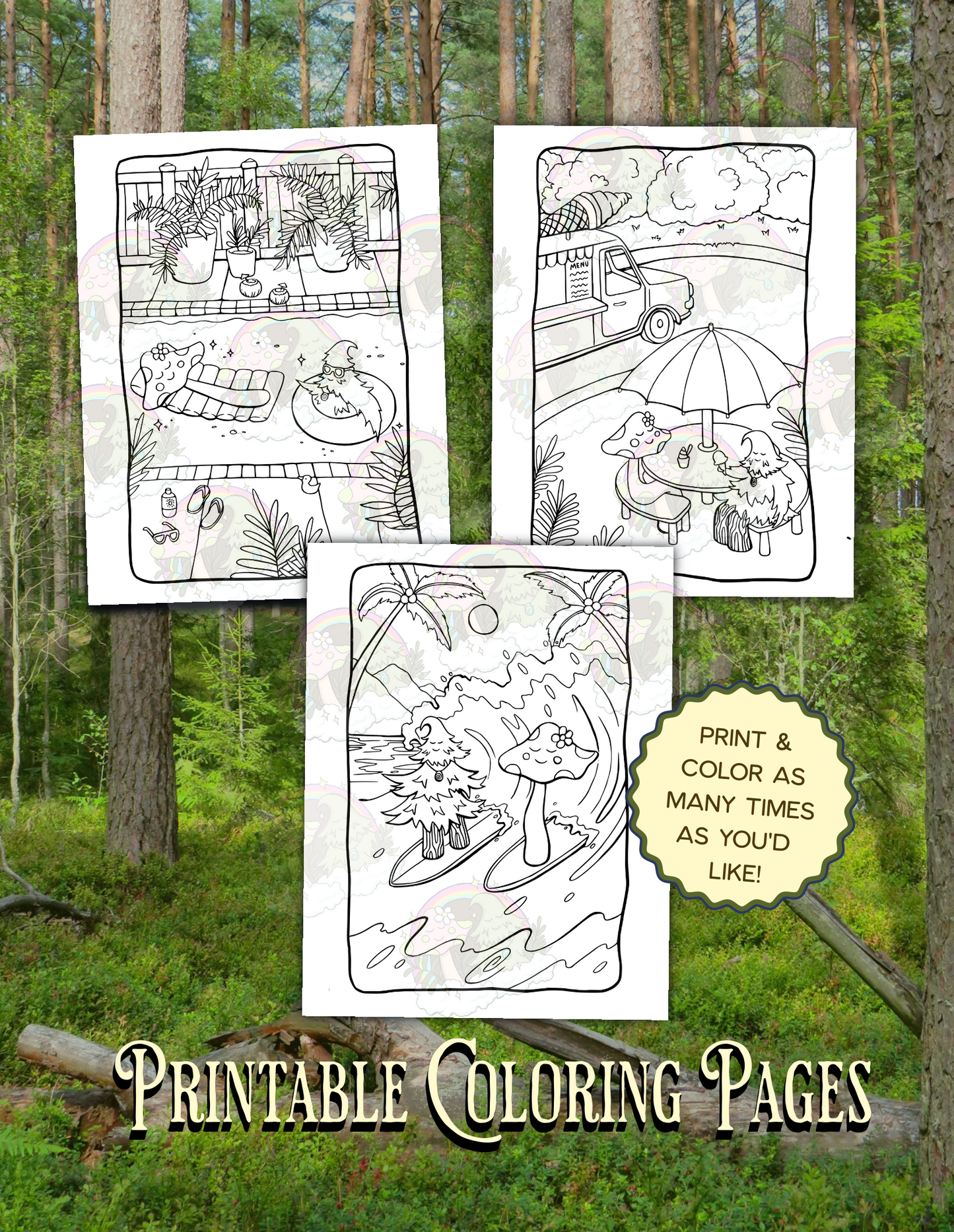 Summer Adventures - Pack Of 3 Digital Downloads
